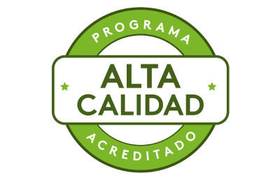 Sello de programa acreditado